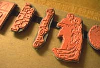 [Image of HALOS stamps stored in a notebook]